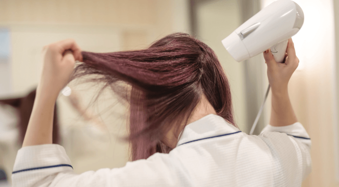 Use a hair dryer for 15 minutes every day