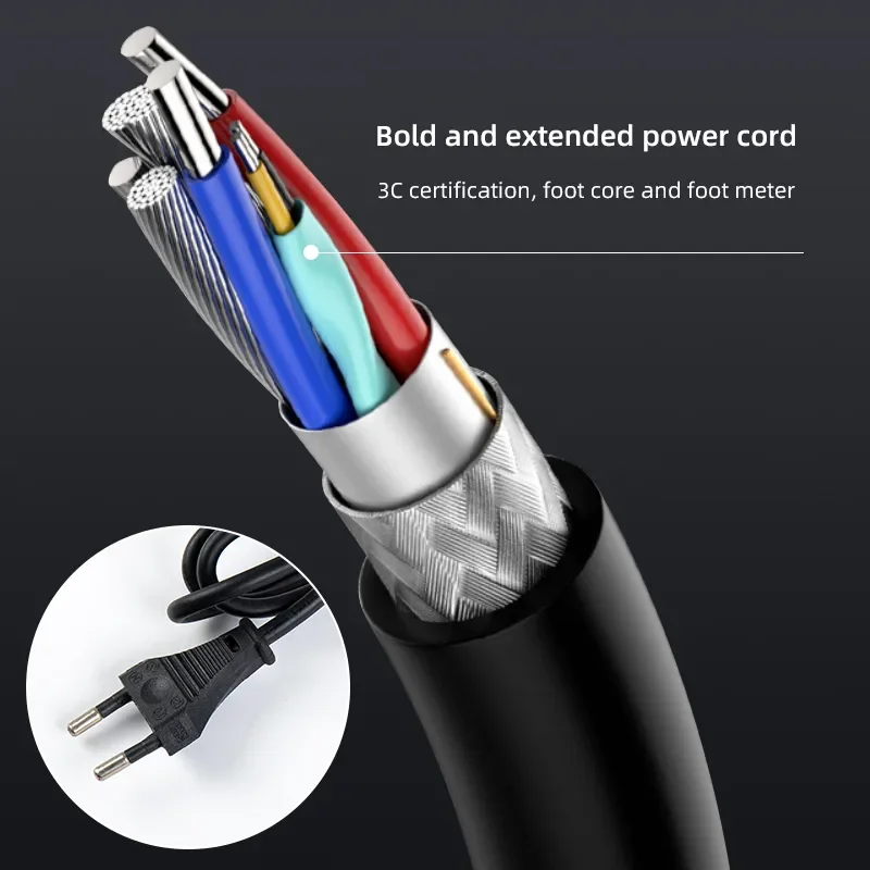High-quality hair dryer with thick cord