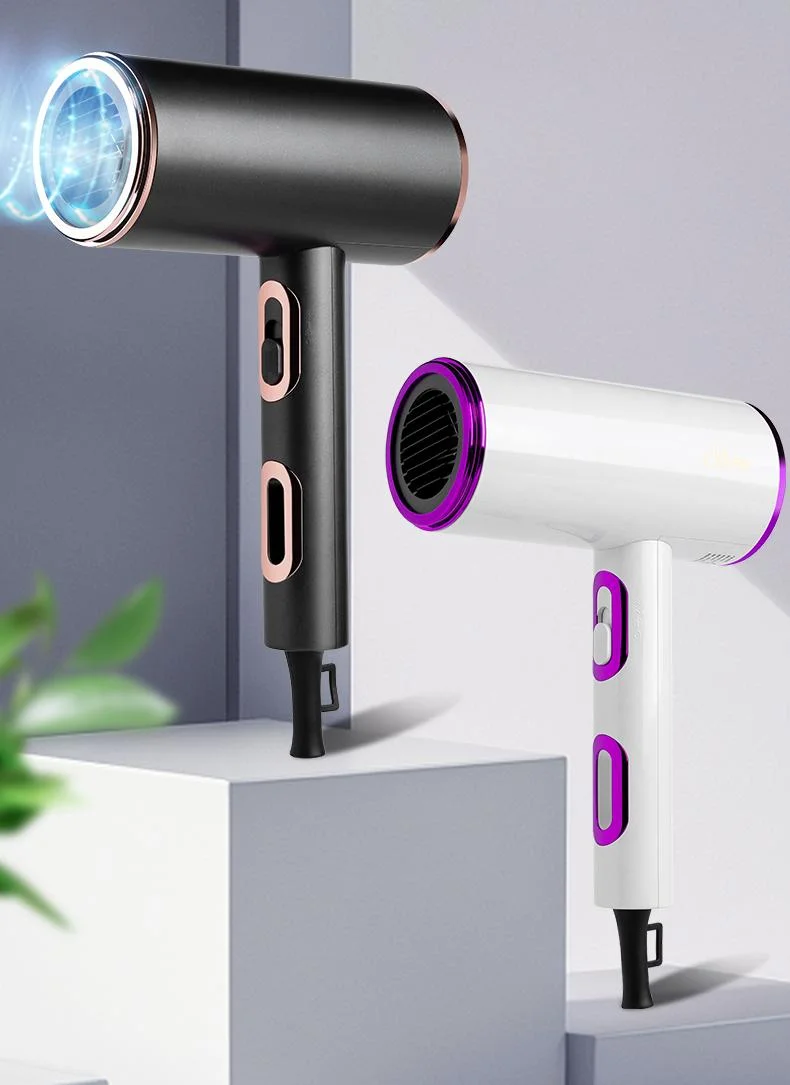 Lightweight and quiet hair dryer design